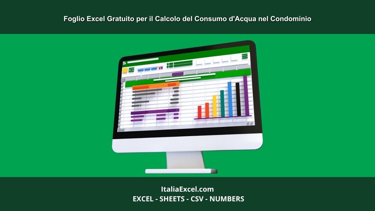 Foglio Excel Gratuito per il Calcolo del Consumo d'Acqua nel Condominio