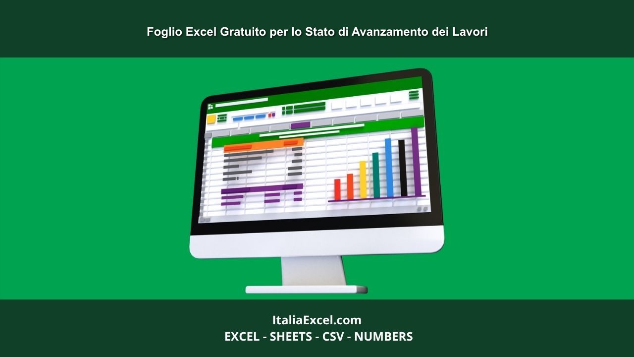 Foglio Excel Gratuito per lo Stato di Avanzamento dei Lavori